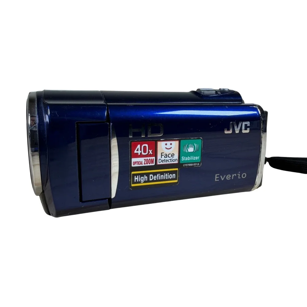 JVC Everio GZ-HM30AU Camcorder Blue 40x Optical Zoom High Definition w/Charger
